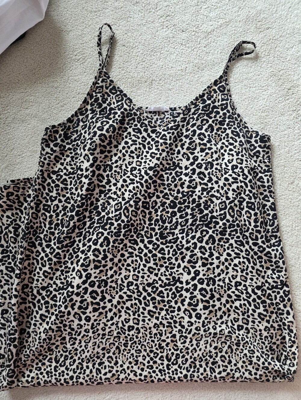 Leopard Print Maxi Slip Dress